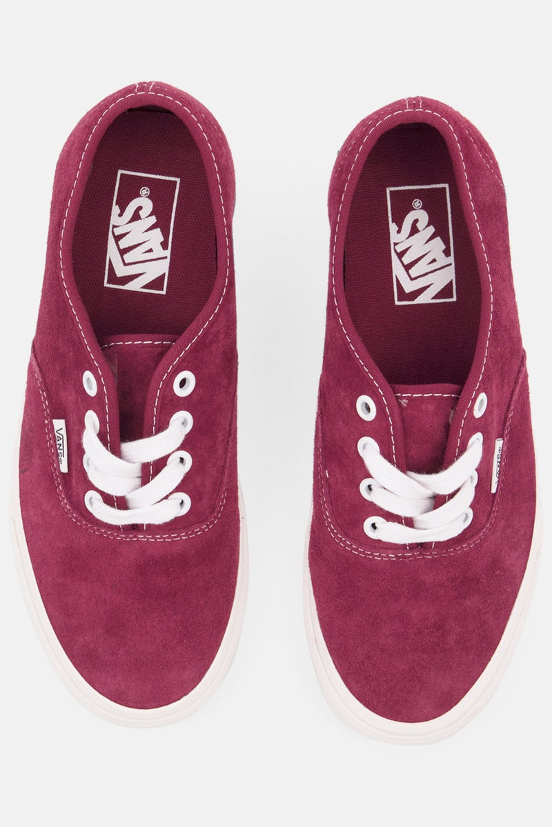 VANS Men Authentic Lace Up Sport Shoes, Maroon - Image 4